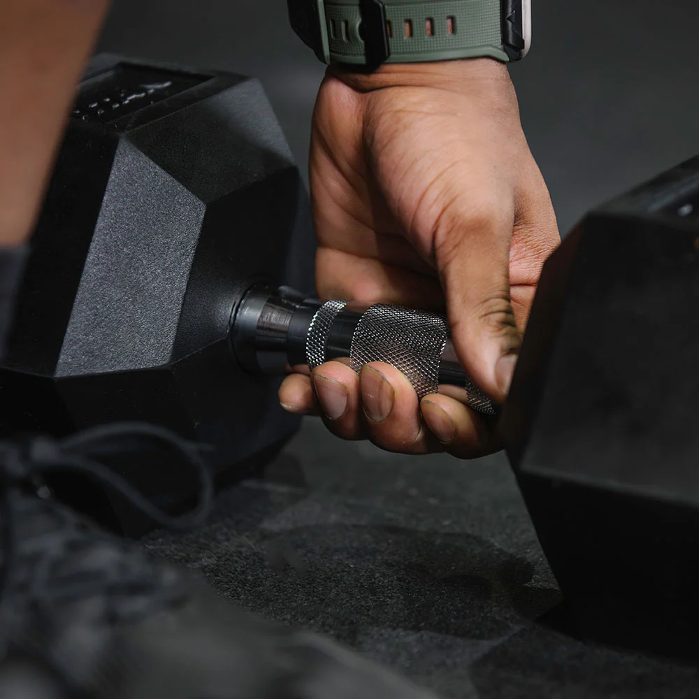 Scratch and Dent, 10 LB Rubber Hex Dumbbells - Image 5