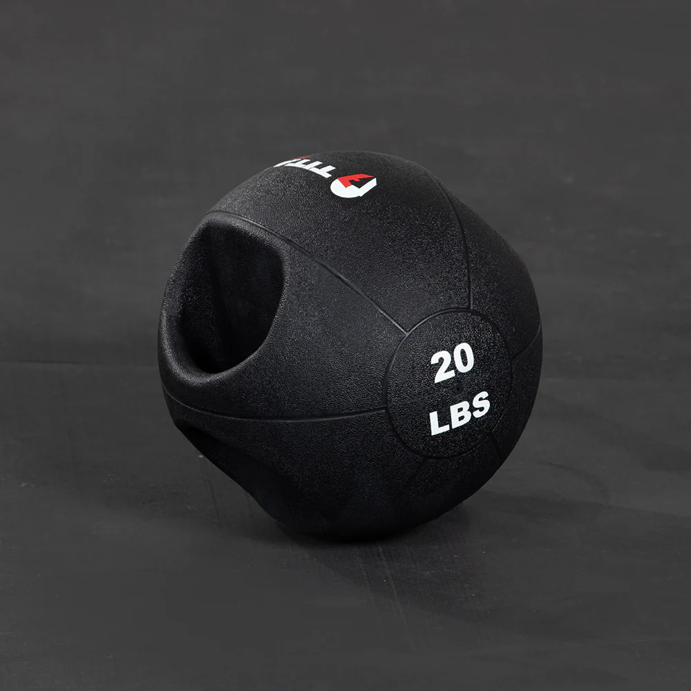 Scratch and Dent, 20 LB Dual Grip Medicine Ball - Image 2