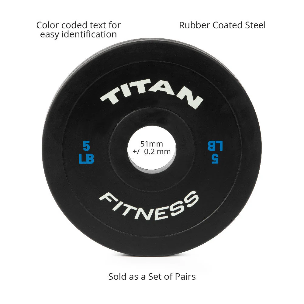 Scratch and Dent, 37.5 LB Set Black Change Plates - Image 3