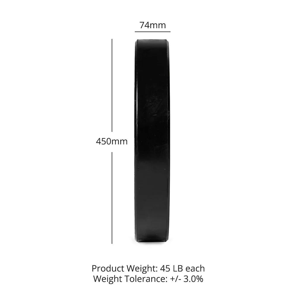 45 LB Single Economy Bumper Plate - Image 8