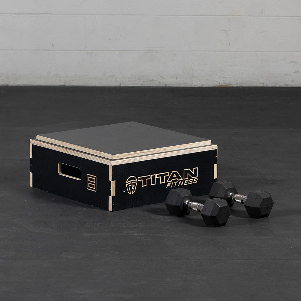 Scratch and Dent, 8" Stackable Wooden Plyo Box - Image 4
