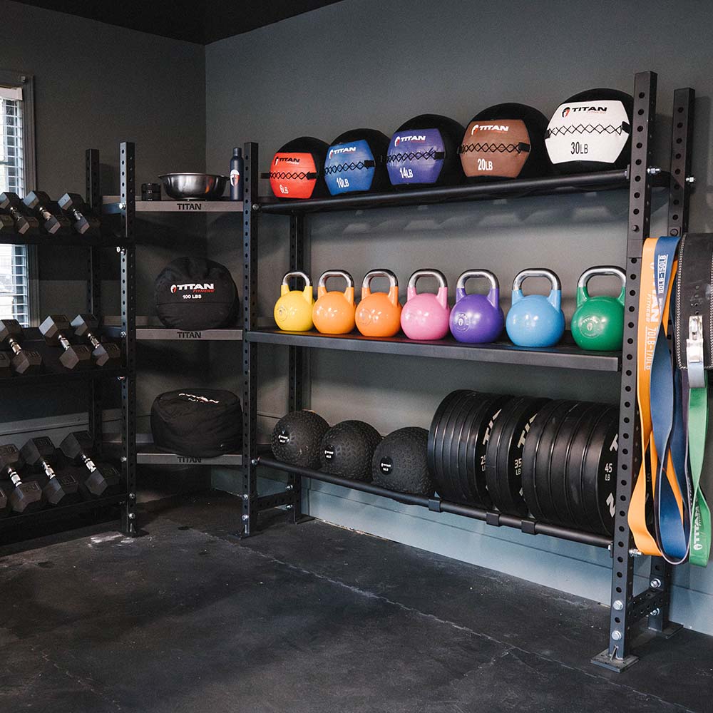 Elite Series Mass Storage System with Bumper Plate & Corner Shelves - Image 12
