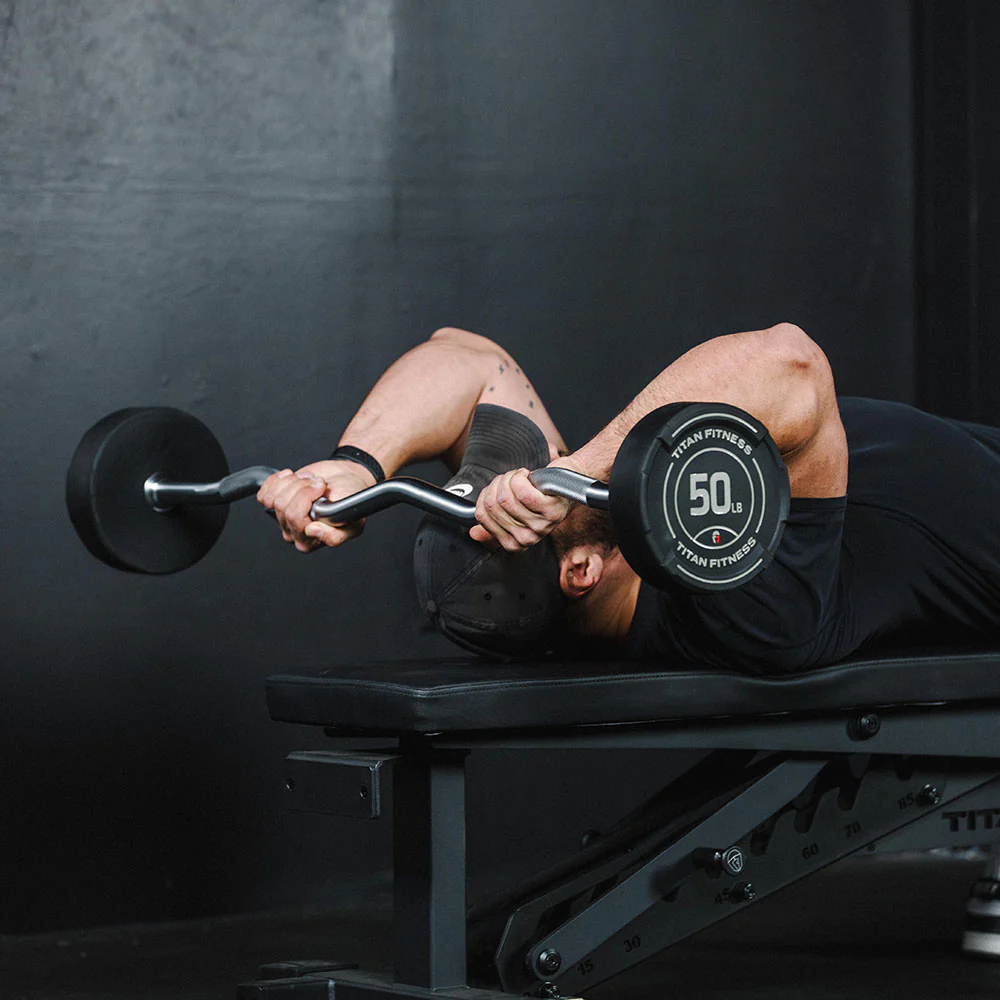 EZ Curl Fixed Urethane Barbells - Image 8