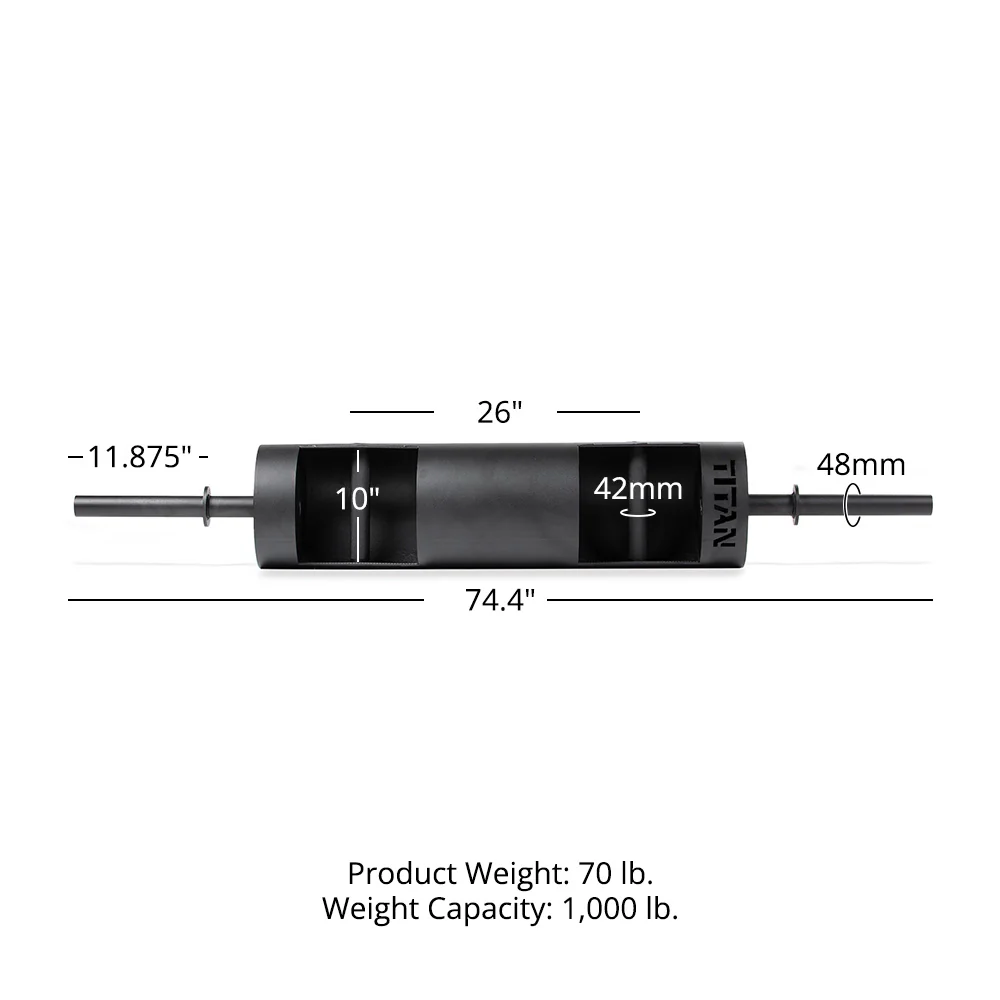 Scratch and Dent, 10" Rackable Strongman Log Bar - Image 8