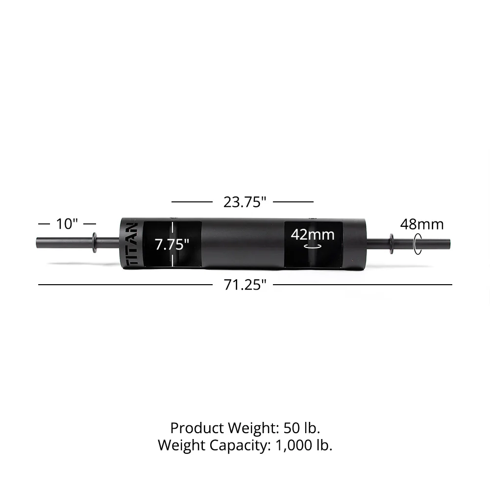 Scratch and Dent, 8" Rackable Strongman Log Bar - Image 8