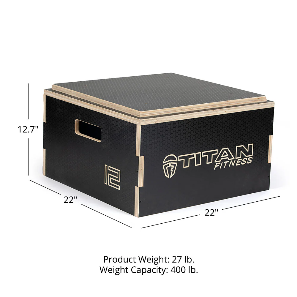 12" Stackable Wooden Plyo Box - Image 8