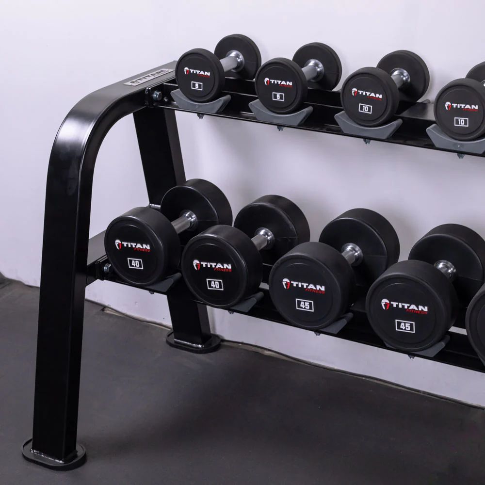 Scratch and Dent, 2 Tier Saddle Dumbbell Rack - Image 6