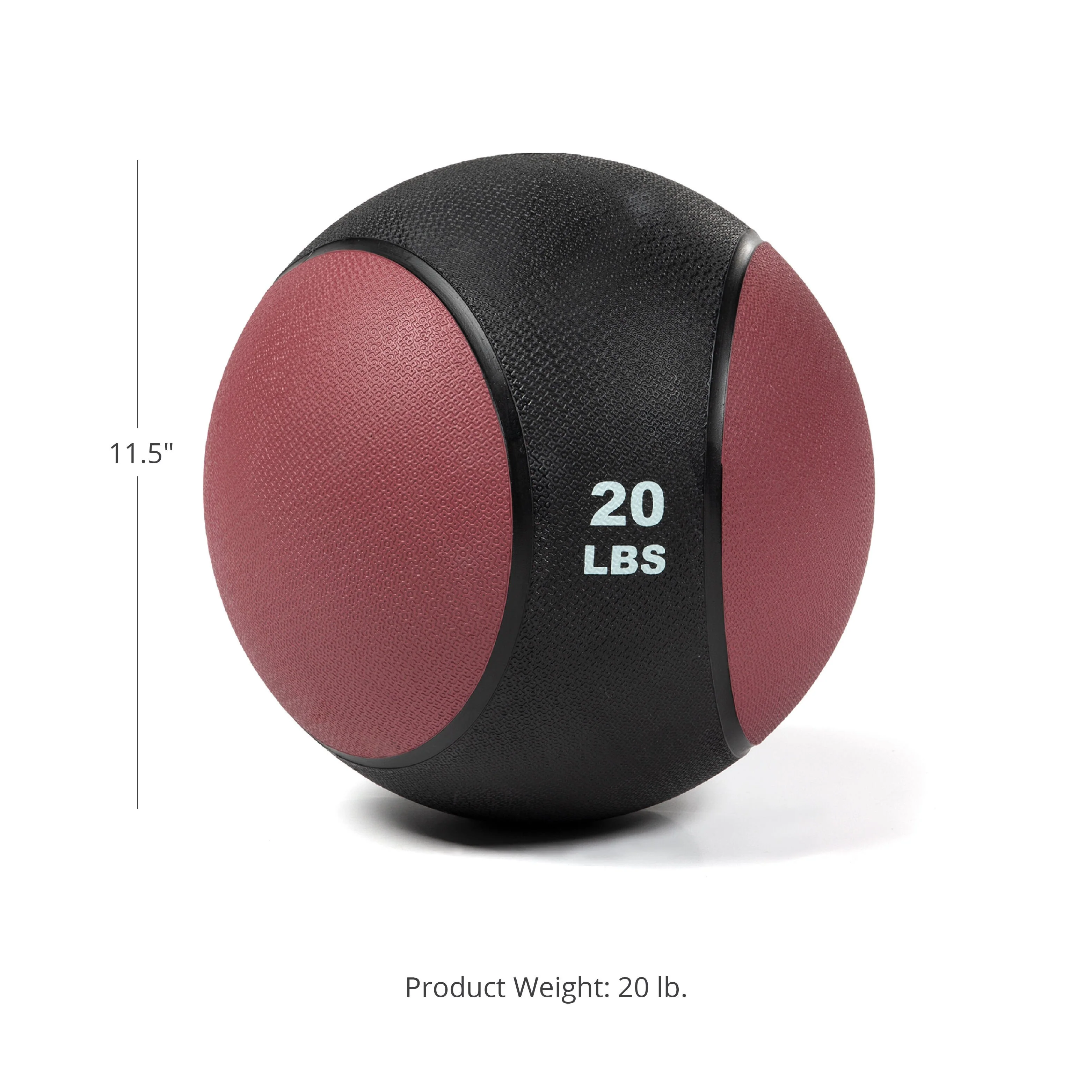 Scratch and Dent - 20 LB Rubber Medicine Ball - FINAL SALE - Image 2