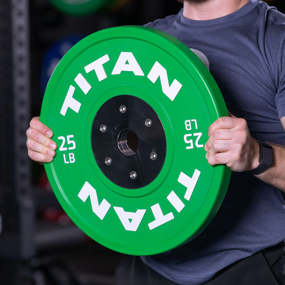 Scratch and Dent, 25 LB Pair Elite Color Competition Plates - Image 4