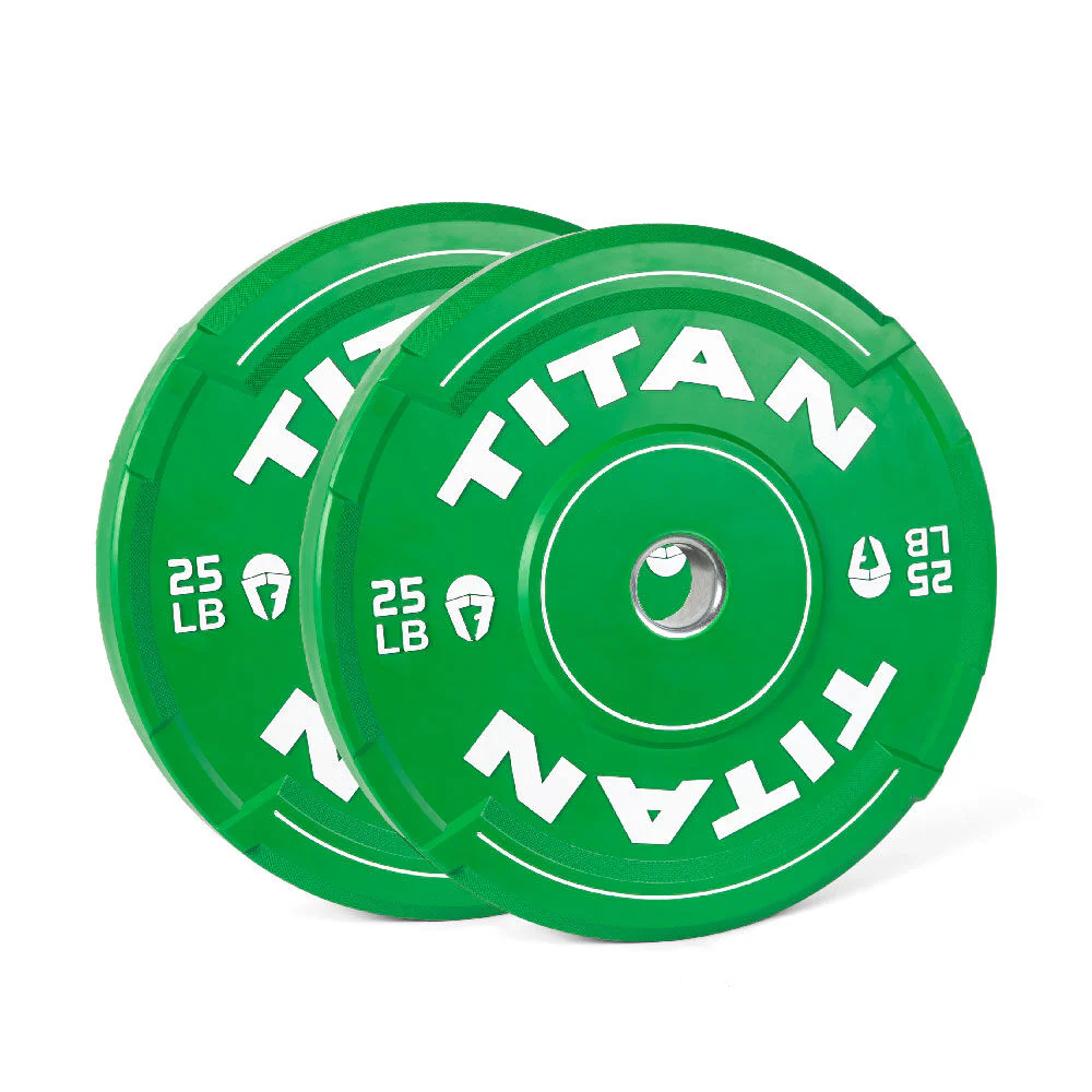 Scratch and Dent, 25 LB Pair EZ-Grip Color Bumper Plates