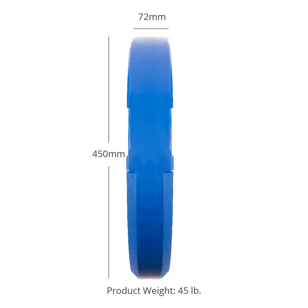 Scratch and Dent, 45 LB Single EZ-Grip Color Bumper Plate - Image 9