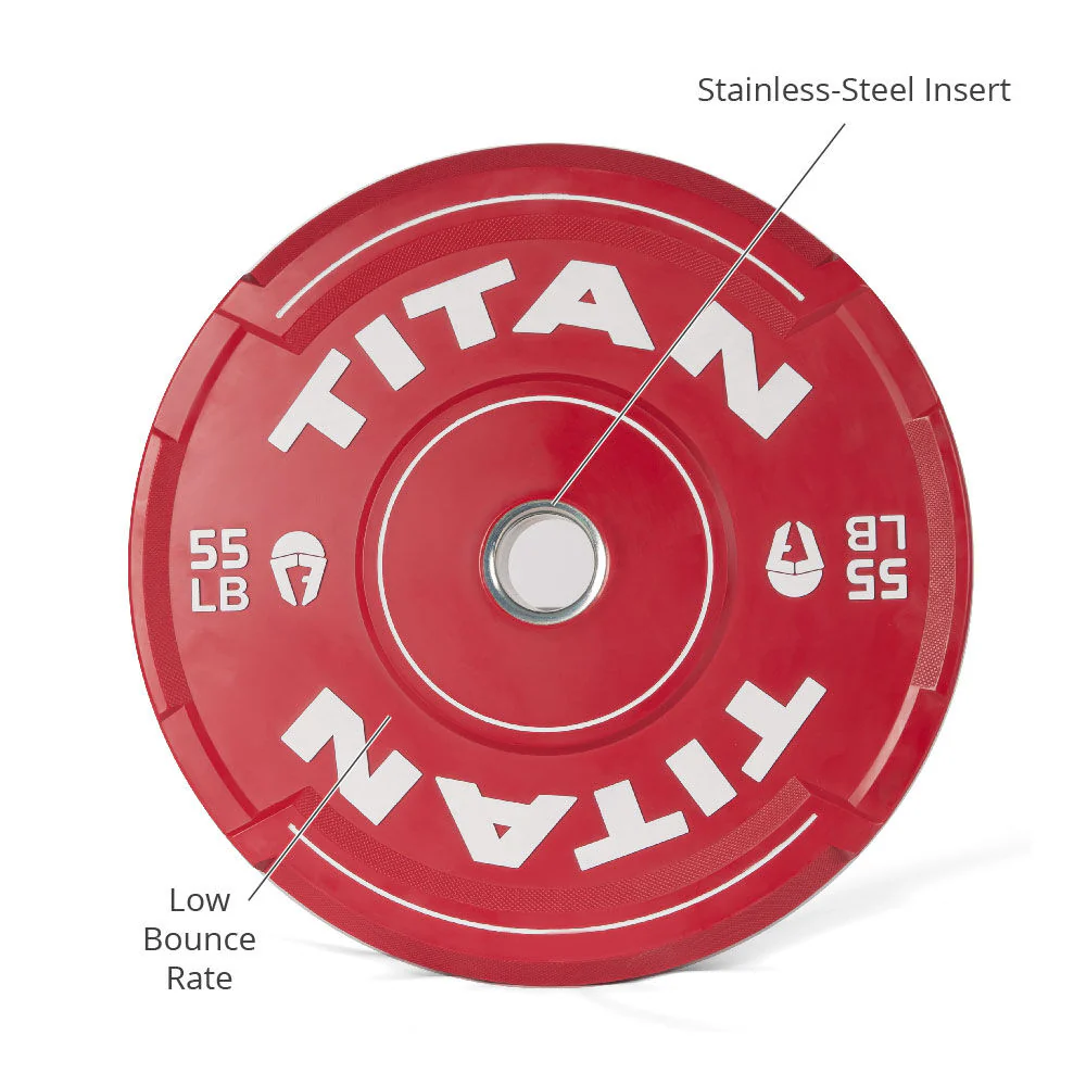 Scratch and Dent, 55 LB Single EZ-Grip Color Bumper Plate - Image 5