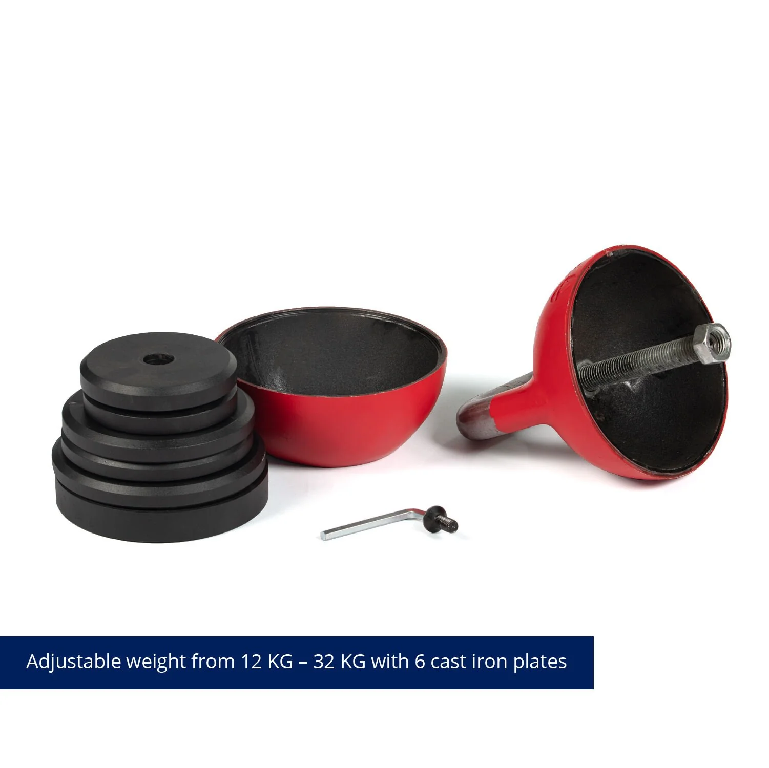 Scratch and Dent - Adjustable Competition Style Kettlebell | 12 KG - 32 KG - FINAL SALE - Image 4