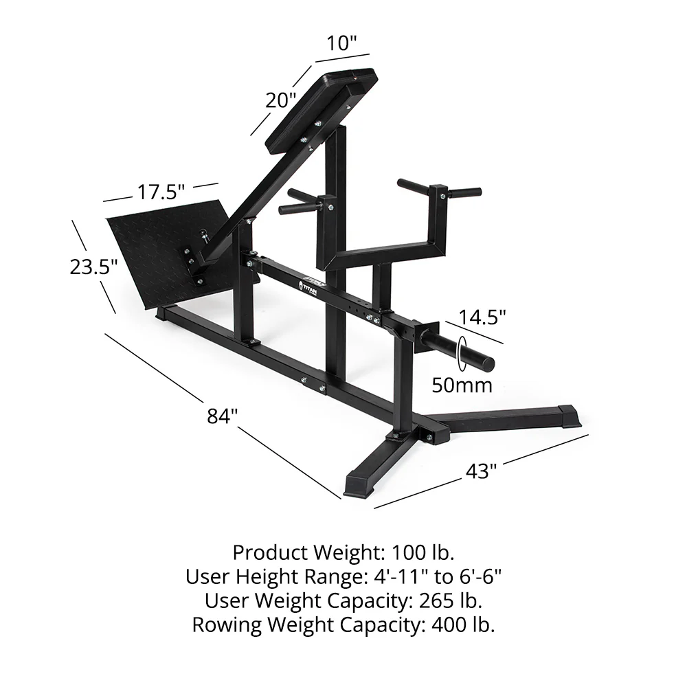 Scratch and Dent, Chest Support T-Bar Row Machine - Image 11