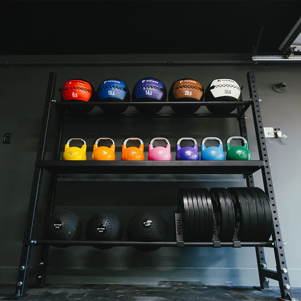 Elite Series Mass Storage System with Bumper Plate & Medicine Ball Shelves - Image 3
