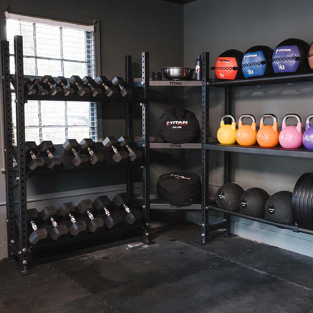 Elite Series Mass Storage System with Bumper Plate & Corner Shelves - Image 8