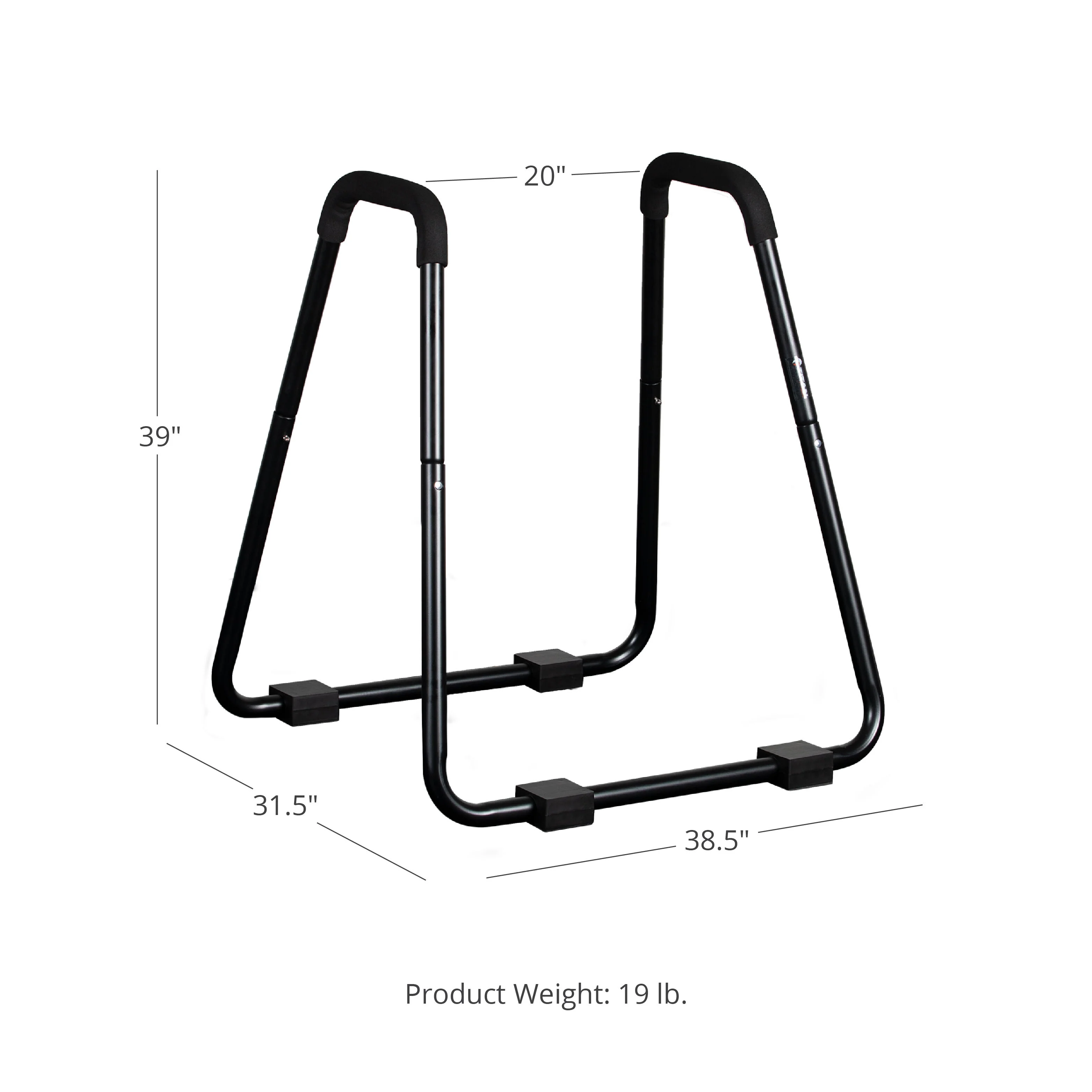 Scratch and Dent - HD Dip Station Stand Body Press w/ Solid Foam Grips - FINAL SALE - Image 2