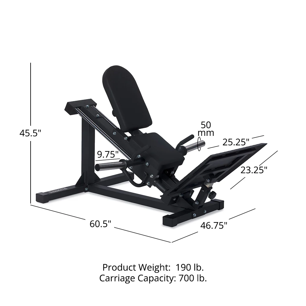 Scratch and Dent, Plate-Loaded Linear Hack Squat Machine - Image 12