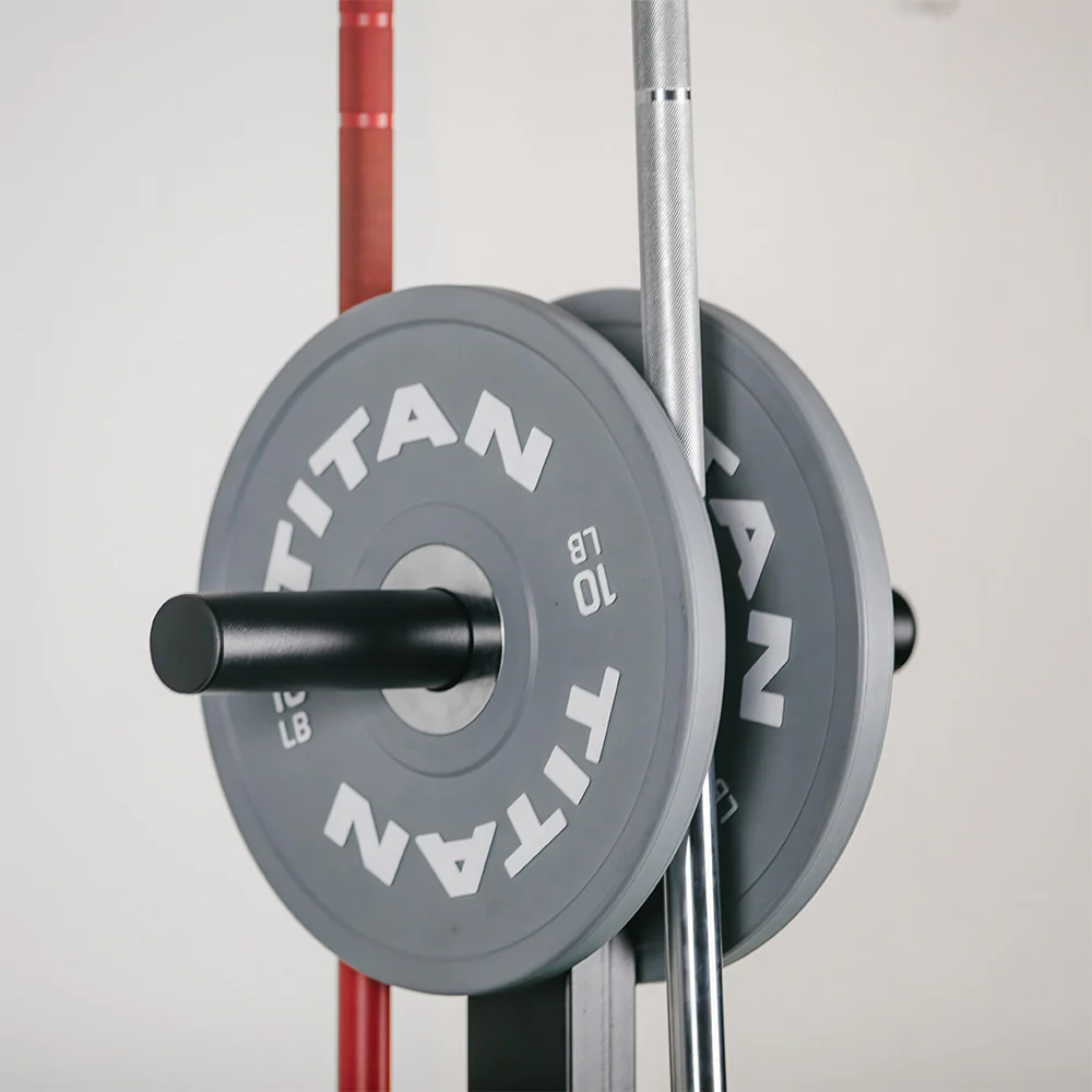Scratch and Dent, Portable Weight Plate and Barbell Storage Tree - Image 6