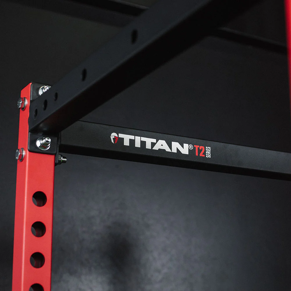 Scratch and Dent, T-2 Series Power Rack | 71" Red - Image 8