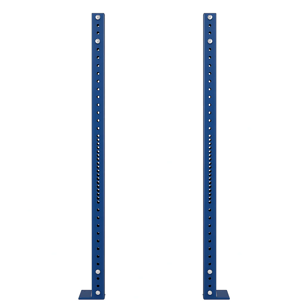 Scratch and Dent, X-3 Series Navy Bolt Down Uprights | 2 Pack