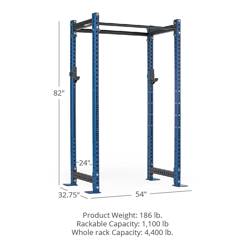 Scratch and Dent, T-3 Series Power Rack 82" 24" | Navy - Image 8