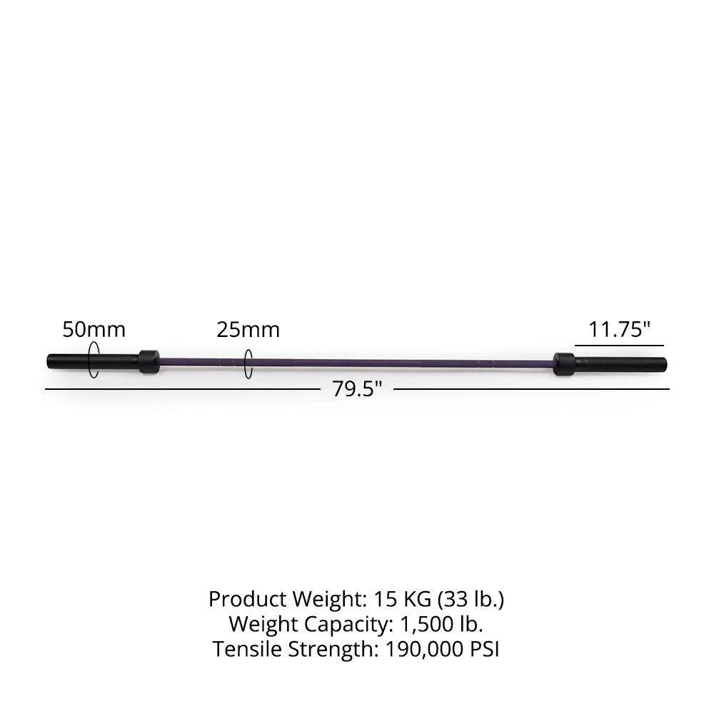 TITAN Series Women's Olympic Barbell - Image 10