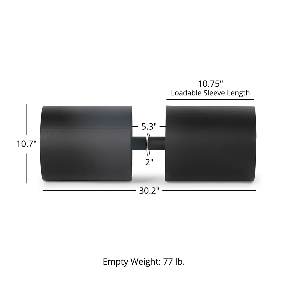 10" Circus Dumbbell, 2" Handle - Image 10