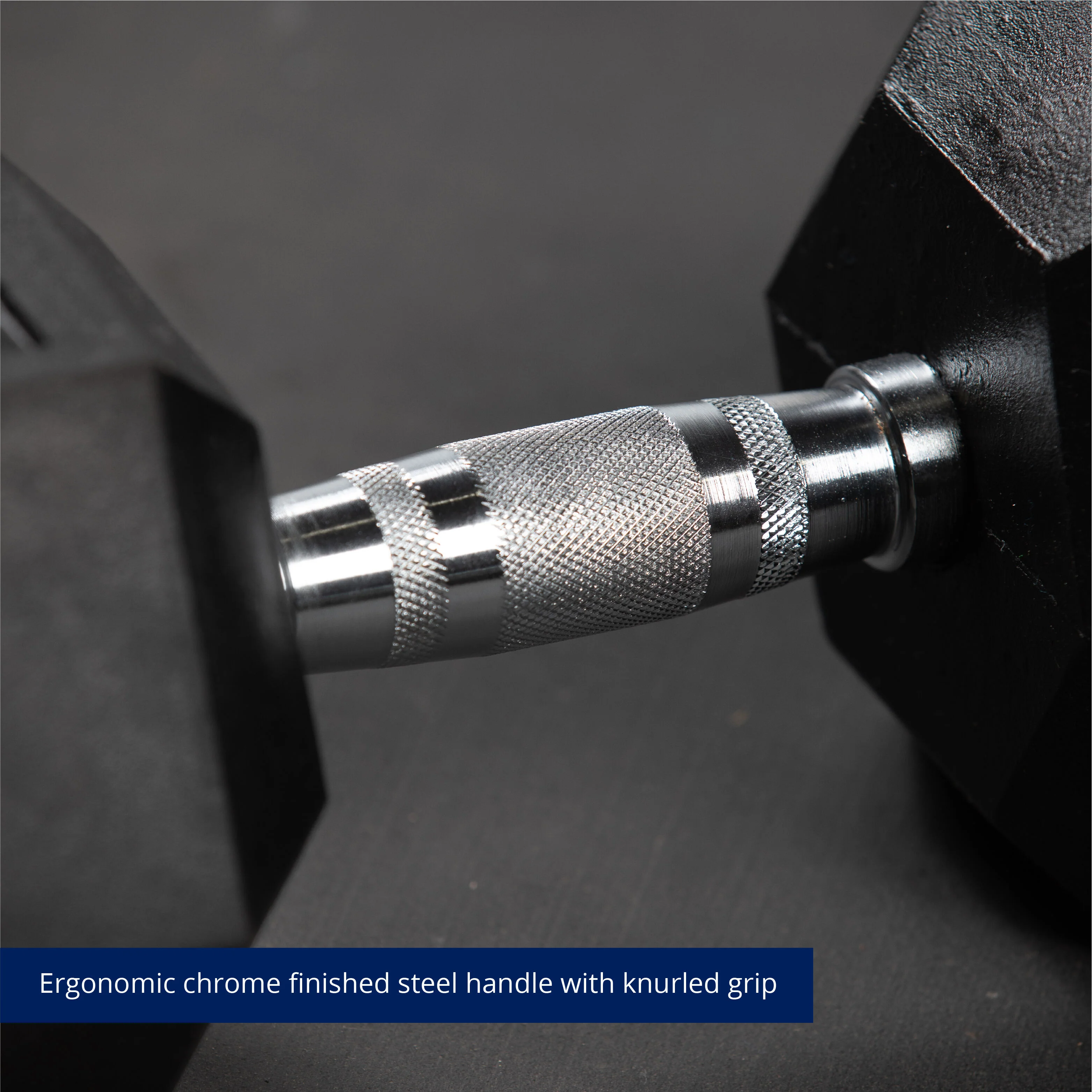 Scratch and Dent - 10 LB Rubber Hex Dumbbells - FINAL SALE - Image 4