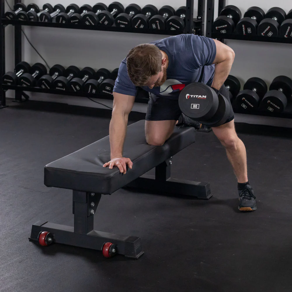 Scratch and Dent, 120 LB Classic Round Urethane Dumbbell - Image 4