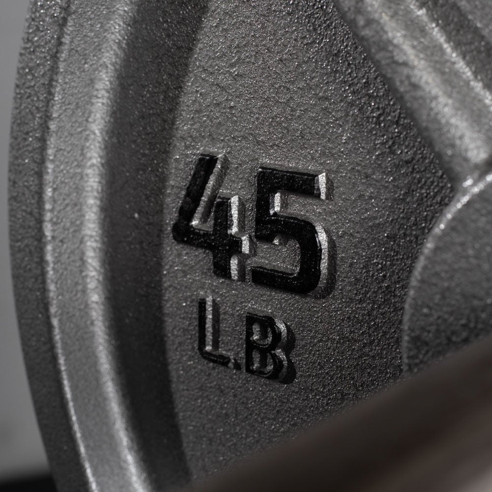 Scratch and Dent - 245 LB Set Cast Iron Olympic Plates - FINAL SALE - Image 8