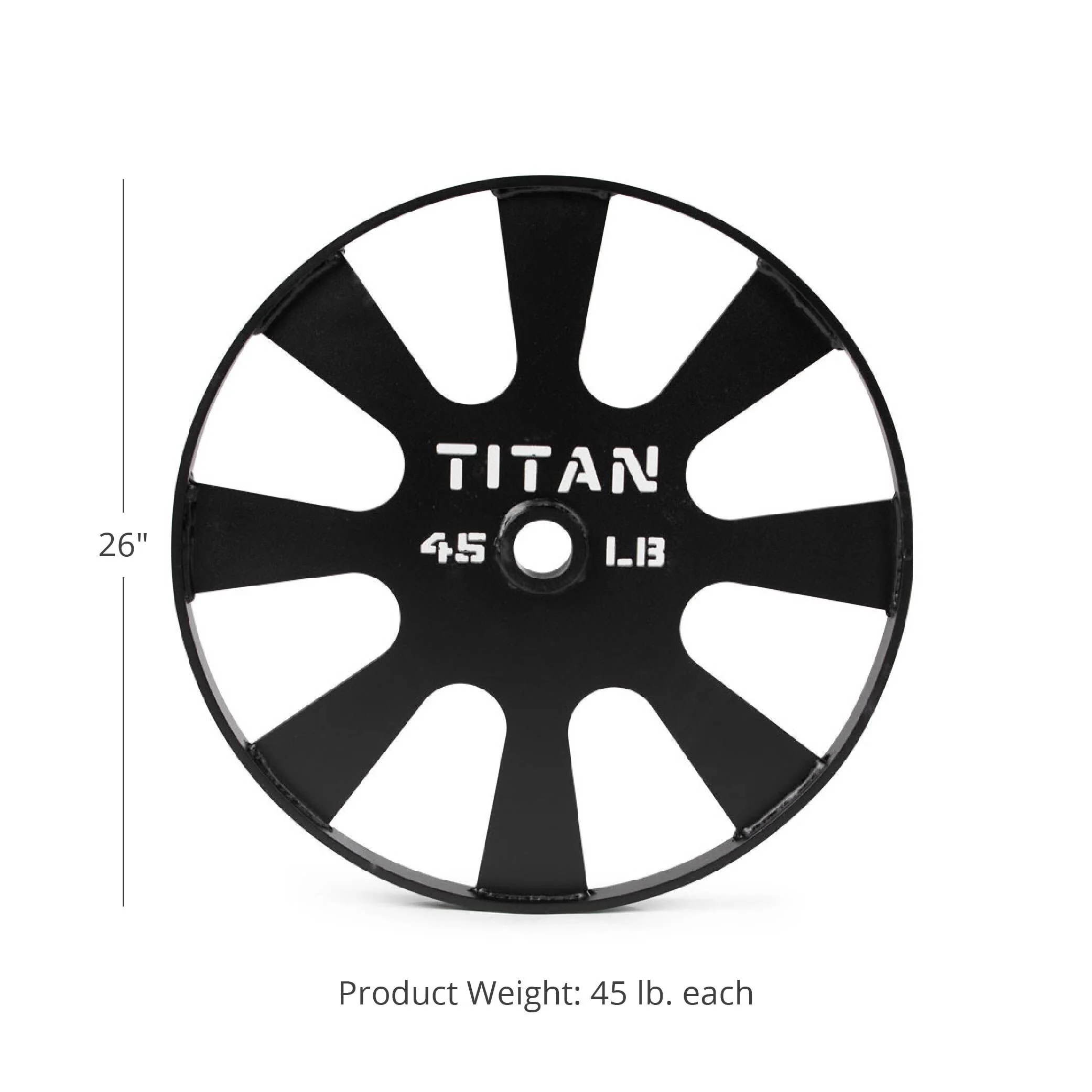 45 LB Pair Wagon Wheel Pulling Blocks - Image 8