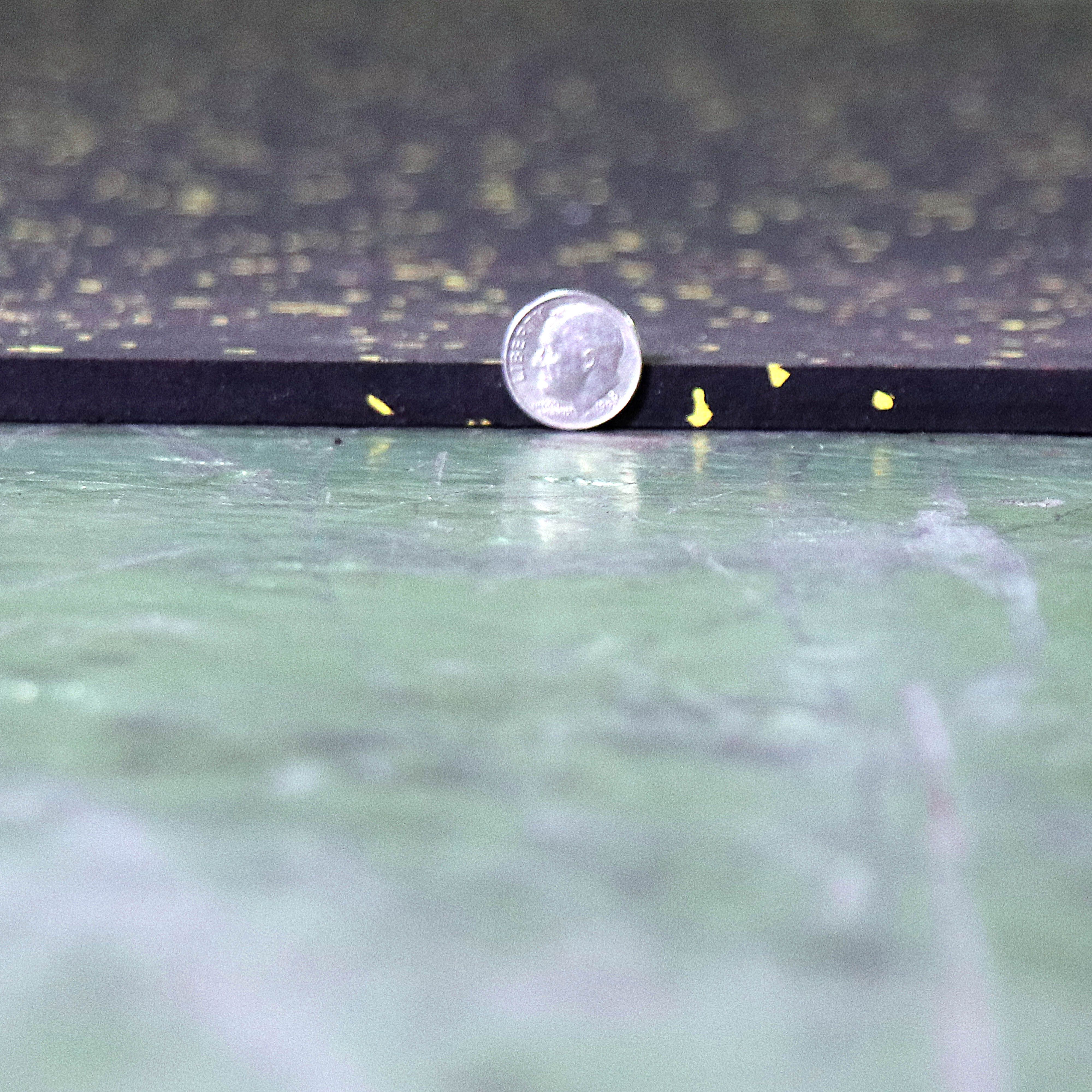 Scratch and Dent - Rubber Gym Flooring | Black | 15' x 4' x 8mm - FINAL SALE - Image 2