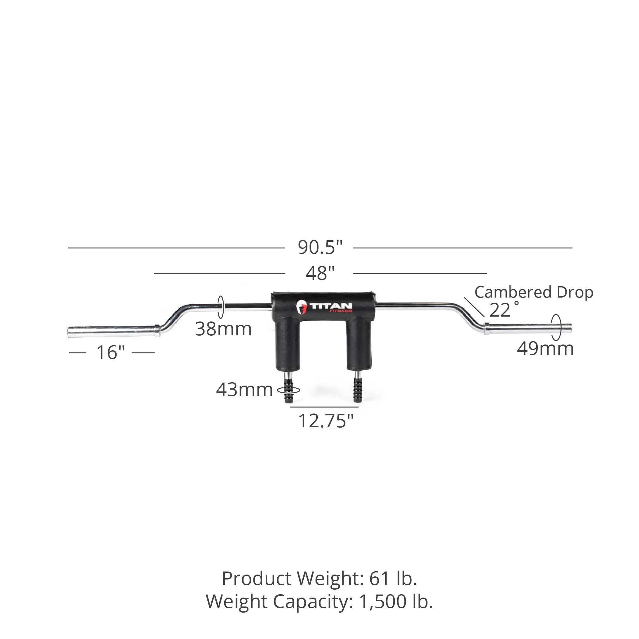 Scratch and Dent, Safety Squat Olympic Bar - Image 10