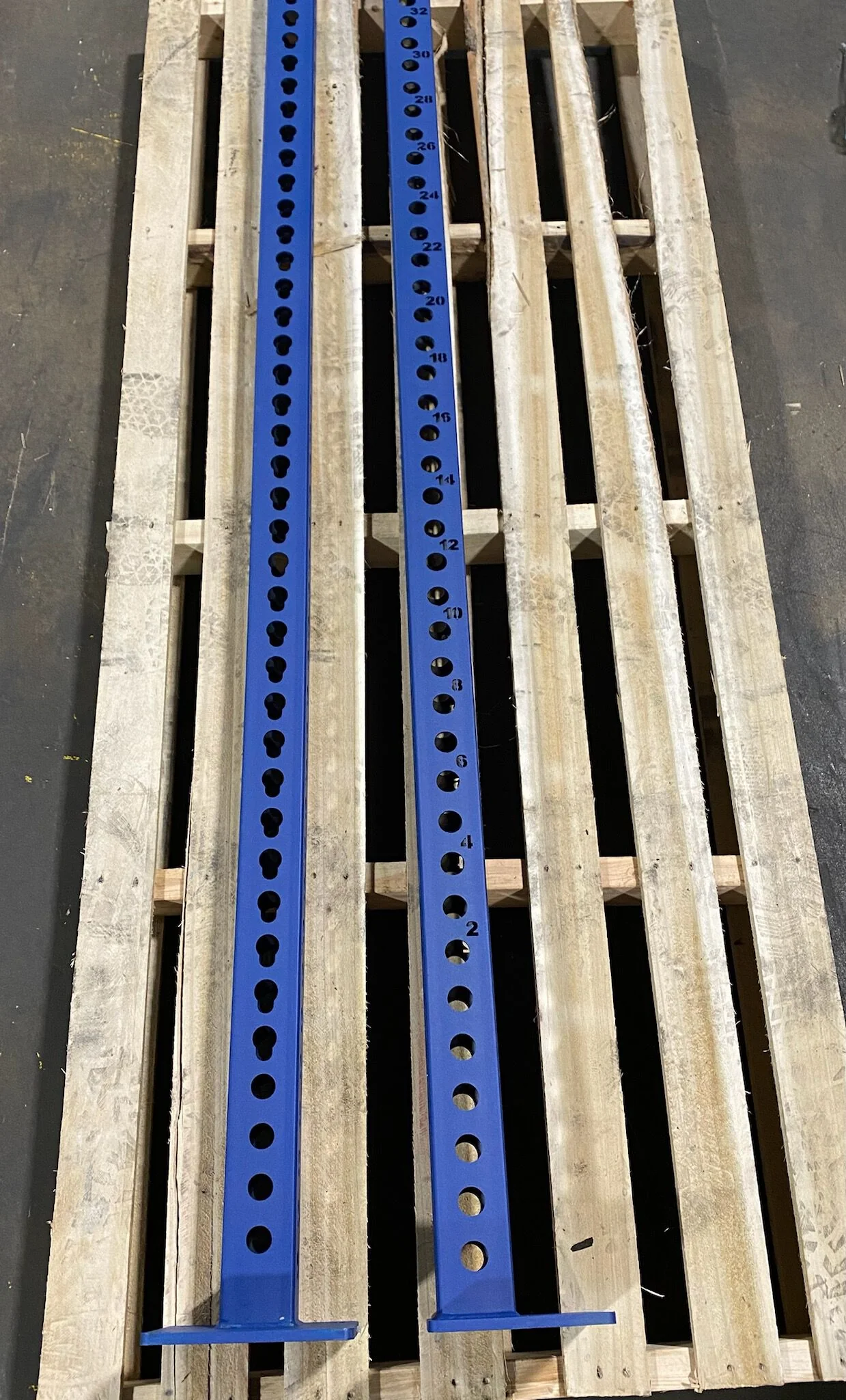 Scratch and Dent - TITAN Series 90" Uprights - Navy - FINAL SALE