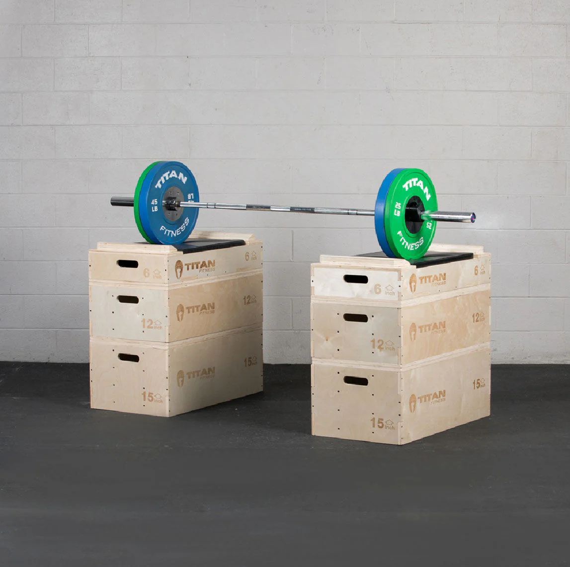 Stackable Wood Jerk Blocks with Silencer Pad - Image 2