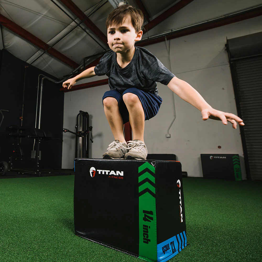 Youth 3-In-1 Heavy Foam Plyo Box – 12" x 14" x 16" - Image 2